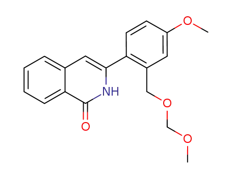 Molecular Structure of 1160616-34-1 (3-(4-methoxy-2-(methoxymethoxymethyl)phenyl)-2H-isoquinolin-1-one)