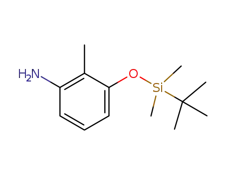 Molecular Structure of 309712-99-0 (Benzenamine, 3-[[(1,1-dimethylethyl)dimethylsilyl]oxy]-2-methyl-)