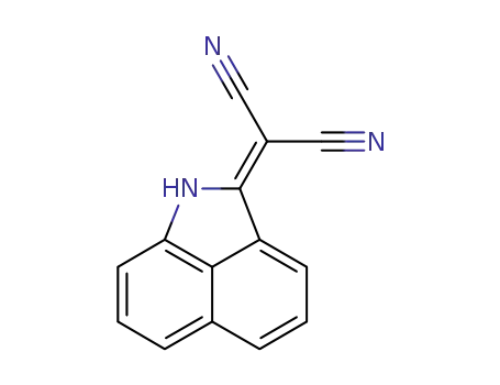 Molecular Structure of 118739-11-0 (2-(1,2-dihydrobenzo[c,d]indol-2-yliden)malononitrile)
