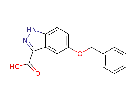 Molecular Structure of 177941-16-1 (5-Benzyloxy-1H-indazole-3-carboxylic acid)