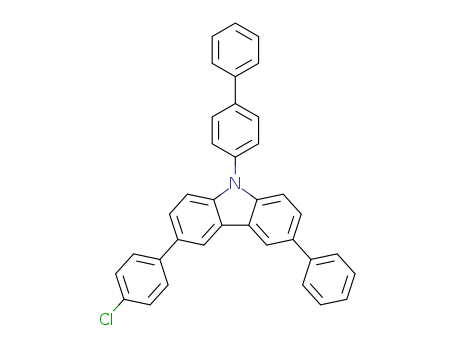 9H-Carbazole, 9-[1,1'-biphenyl]-4-yl-3-(4-chlorophenyl)-6-phenyl-