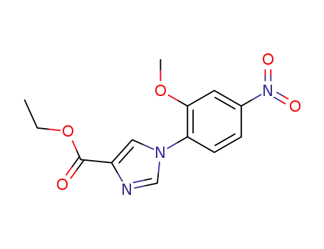 ethyl 1-(2-methoxy-4-nitrophenyl)-1H-imidazole-4-carboxylate