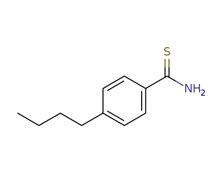 Molecular Structure of 1208077-46-6 (4-n-butylthiobenzamide)