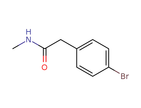 Molecular Structure of 7713-76-0 (2-(4-bromophenyl)-N-methylacetamide)
