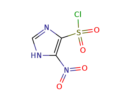 Molecular Structure of 90521-82-7 (4-nitro-1H-imidazole-5-sulfonyl chloride)