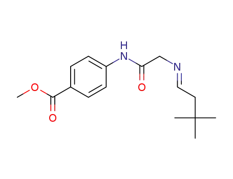 (E)-methyl 4-(2-(3,3-dimethylbutylideneamino)acetamido)benzoate