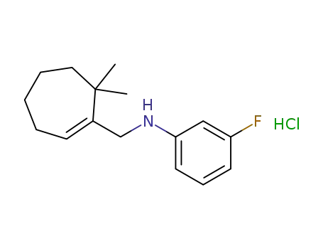 N-((7,7-dimethylcyclohept-1-enyl)methyl)-3-fluoroaniline hydrochloride