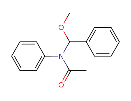 N-(methoxy(phenyl)methyl)-N-phenylacetamide