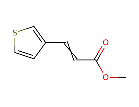 Molecular Structure of 135835-43-7 (3-(3-THIENYL)-2-PROPENOIC ACID, METHYL ESTER)