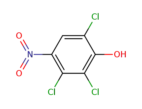 Molecular Structure of 20404-02-8 (2,3,6-TRICHLORO-4-NITROPHENOL)