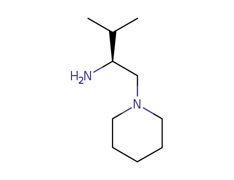 Molecular Structure of 148054-89-1 (1-Piperidineethanamine, a-(1-methylethyl)-, (S)-)