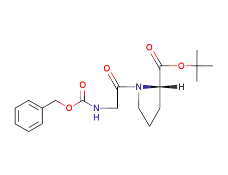 L-Proline, 1-[N-[(phenylmethoxy)carbonyl]glycyl]-, 1,1-dimethylethyl ester