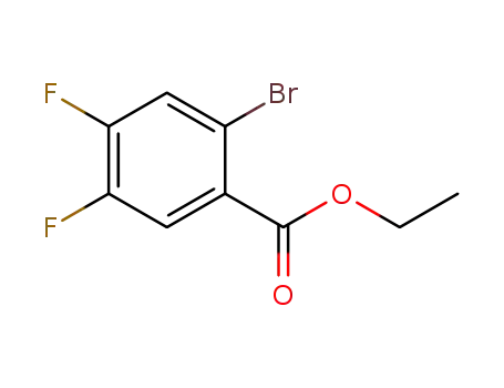 Molecular Structure of 144267-97-0 (ETHYL 2-BROMO-4,5-DIFLUOROBENZOATE)