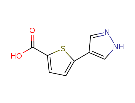 5-(1H-Pyrazol-4-yl)-2-thiophenecarboxylic acid