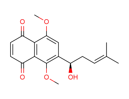 (R)-6-(1-hydroxy-4-methylpent-3-enyl)-5,8-dimethoxynaphthalene-1,4-dione