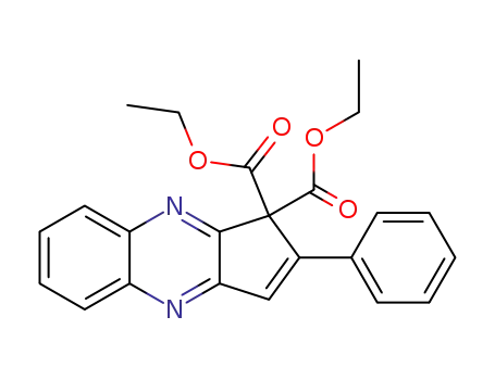 diethyl 2-phenyl-1H-cyclopenta[b]quinoxaline-1,1-dicarboxylate