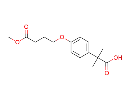 2-(4-(4-methoxy-4-oxobutoxy)phenyl)-2-methylpropanoic acid