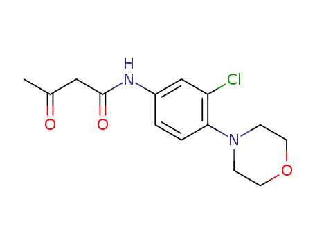 N-(3-chloro-4-morpholinophenyl)-3-oxobutanamide