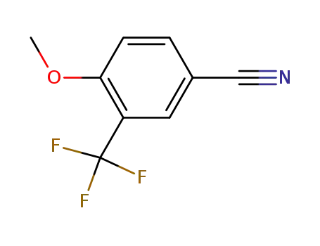 Molecular Structure of 261951-87-5 (4-METHOXY-3-(TRIFLUOROMETHYL)BENZONITRILE)
