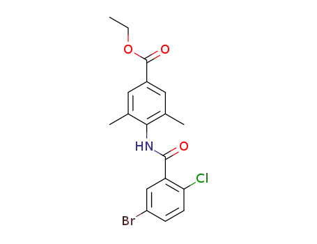 ethyl 4-(5-bromo-2-chlorobenzamido)-3,5-dimethylbenzoate