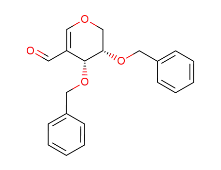 1,5-anhydro-3,4-di-O-benzyl-2-deoxy-2-formyl-L-erythro-hex-1-enitol