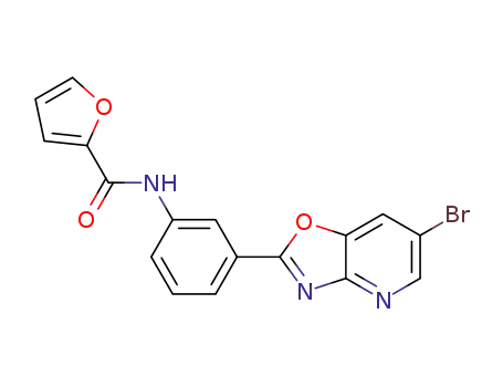 N-(3-(6-bromooxazolo[4,5-b]pyridin-2-yl)phenyl)furan-2-carboxamide