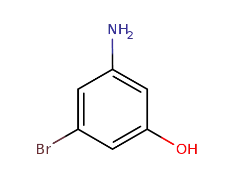 Molecular Structure of 100367-38-2 (3-Amino-5-bromophenol)
