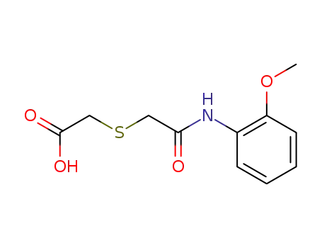 Molecular Structure of 436087-36-4 ([(2-METHOXY-PHENYLCARBAMOYL)-METHYLSULFANYL]-ACETIC ACID)