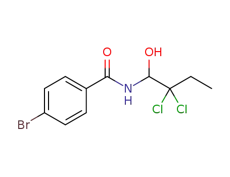 4-bromo-N-(2,2-dichloro-1-hydroxybutyl)benzamide