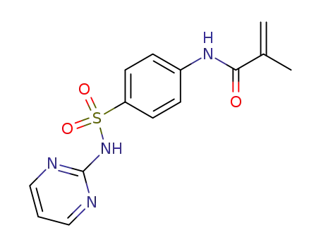 Molecular Structure of 52205-02-4 (methacrylate sulfadiazine)