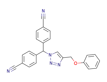 1-(4,4'-dicyanodiphenylmethyl)-4-(phenoxymethyl)-1H-1,2,3-triazole