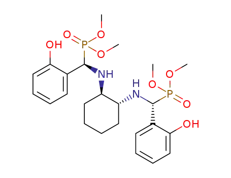 tetramethyl (R,R)-1,2-cyclohexylenediamino-di-(R,R)-[(2-hydroxyphenyl)methylphosphonate]