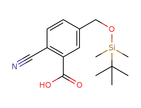 5-((tert-butyldimethylsilyloxy)methyl)-2-cyanobenzoic acid