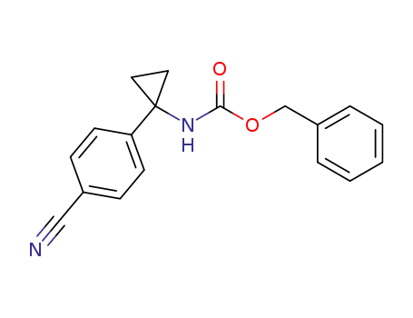 [1-(4-cyanophenyl)cyclopropyl]carbamic acid benzyl ester