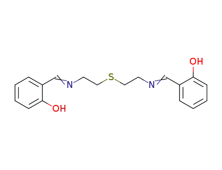 2-((2-(2-(2-hydroxybenzylideneamino)ethylthio)ethylimino)methyl)phenol