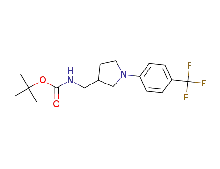 [1-(4-trifluoromethylphenyl)pyrrolidin-3-ylmethyl]carbamic acid tert-butyl ester