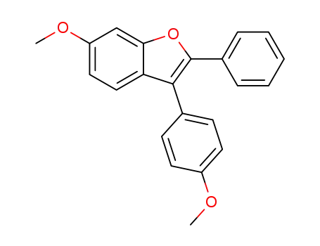 6-methoxy-3-(4-methoxyphenyl)-2-phenylbenzofuran