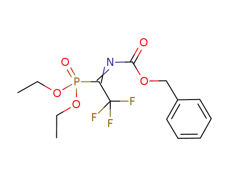 Carbamic acid, [1-(diethoxyphosphinyl)-2,2,2-trifluoroethylidene]-,
phenylmethyl ester