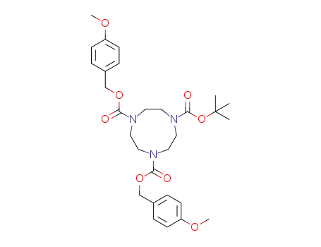 1,4-bis(4-methoxybenzyloxycarbonyl)-7-(tert-butylcarbonate)-1,4,7-triazacyclononane