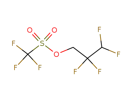 Molecular Structure of 6401-02-1 (2,2,3,3-TETRAFLUOROPROPYL TRIFLUOROMETHANESULFONATE)