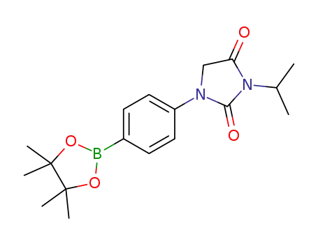 3-isopropyl-1-(4-(4,4,5,5-tetramethyl-1,3,2-dioxaborolan-2-yl)phenyl)imidazolidine-2,4-dione
