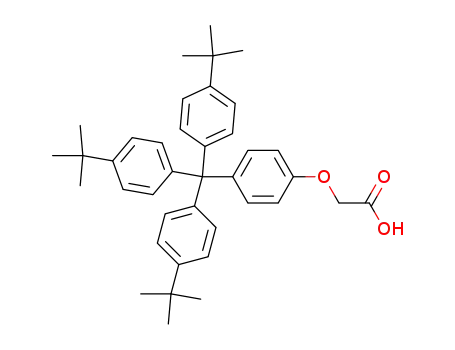 p-<tris(p-tert-butylphenyl)methyl>phenoxyacetic acid