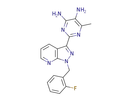 2-[1-(2-fluorobenzyl)-1H-pyrazolo[3,4-b]pyridin-3-yl]-6-methylpyrimidine-4,5-diamine