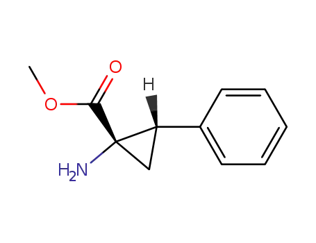 시클로프로판카르복실산, 1-아미노-2-페닐-, 메틸 에스테르, (1S-cis)-(9CI)