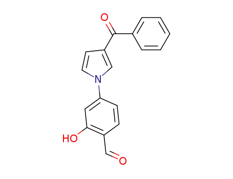 4-(3-benzoyl-1H-pyrrol-1-yl)-2-hydroxybenzaldehyde