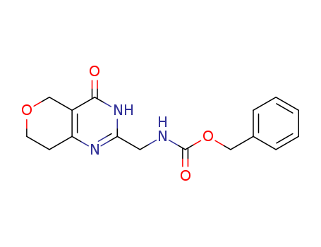 benzyl (4,5,7,8-tetrahydro-4-oxo-3H-pyrano[4,3-d]pyrimidin-2-yl)methylcarbamate