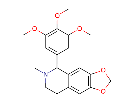 1,3-DIOXOLO[4,5-G]ISOQUINOLINE,5,6,7,8-TETRAHYDRO-6-METHYL-5-(3,4,5-TRIMETHOXYPHENYL)-CAS
