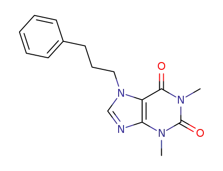 1,3-dimethyl-7-(3-phenylpropyl)-3,7-dihydro-1H-purine-2,6-dione