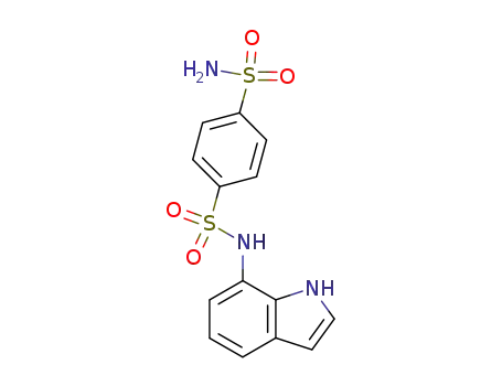N-(1H-indole-7-yl)-4-sulfamoylbenzenesulfonamide