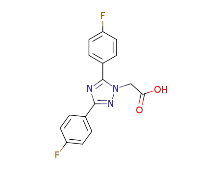 (3,5-bis-(4-fluoro-phenyl)-(1,2,4)triazol-1-yl)-acetic acid